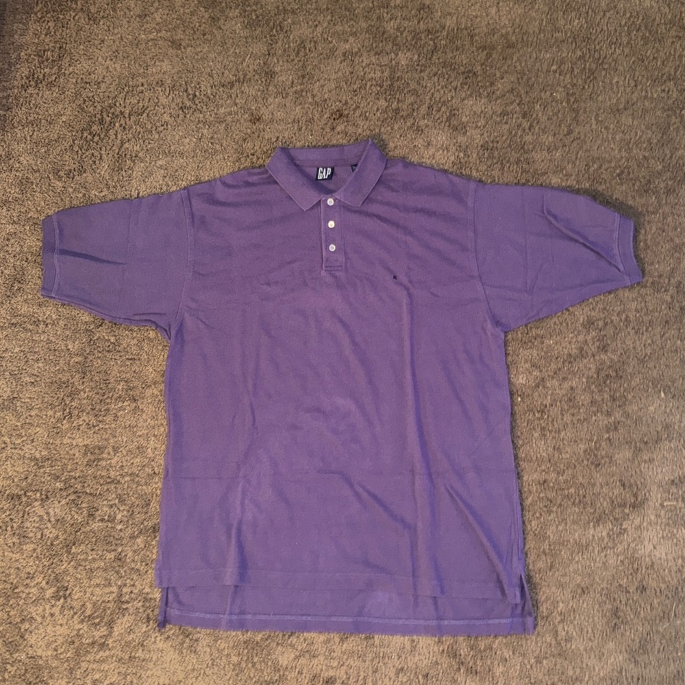 Vintage Gap Purple Polo Shirt